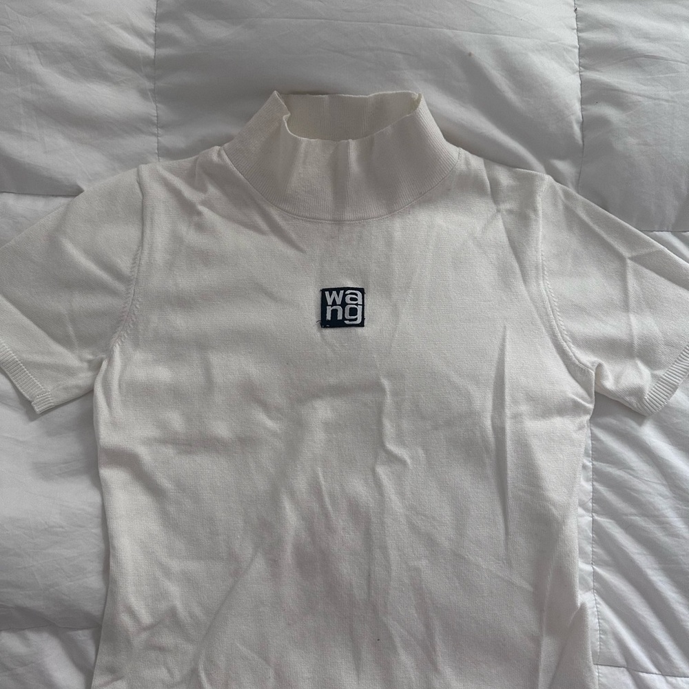 Alexander Wang White Crop Top
